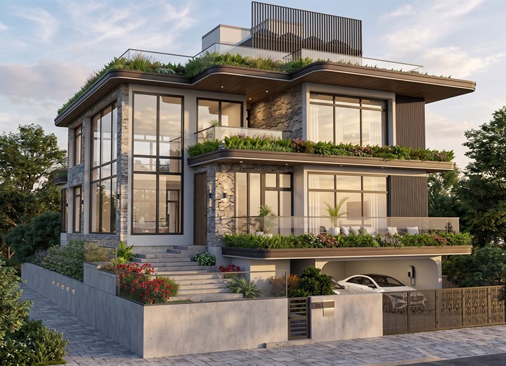 Modern Bungalow Architects in Bavdhan Pune